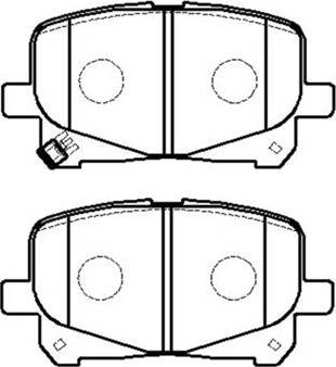 Roulunds Braking FO 901181 - Гальмівні колодки, дискові гальма autozip.com.ua