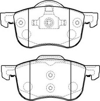 Valeo 9010316 - Гальмівні колодки, дискові гальма autozip.com.ua