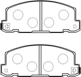 Roadhouse 9373 - Гальмівні колодки, дискові гальма autozip.com.ua