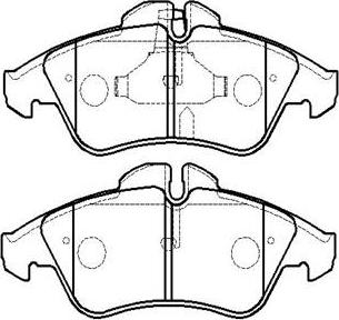 Valeo 540792 - Гальмівні колодки, дискові гальма autozip.com.ua