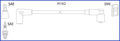 HÜCO 134484 - Комплект проводів запалювання autozip.com.ua