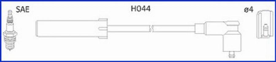 HÜCO 134516 - Комплект проводів запалювання autozip.com.ua