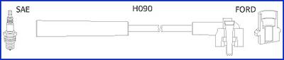 HÜCO 134659 - Комплект проводів запалювання autozip.com.ua