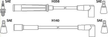 HÜCO 134360 - Комплект проводів запалювання autozip.com.ua