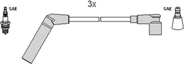 HÜCO 134263 - Комплект проводів запалювання autozip.com.ua