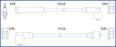 HÜCO 134230 - Комплект проводів запалювання autozip.com.ua
