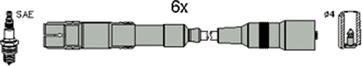 HÜCO 134796 - Комплект проводів запалювання autozip.com.ua