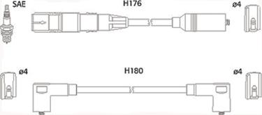 HÜCO 134766 - Комплект проводів запалювання autozip.com.ua
