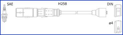 HÜCO 134780 - Комплект проводів запалювання autozip.com.ua