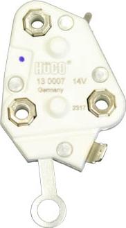 HÜCO 130007 - Регулятор напруги генератора autozip.com.ua
