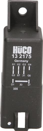 HÜCO 132175 - Реле, система розжарювання autozip.com.ua