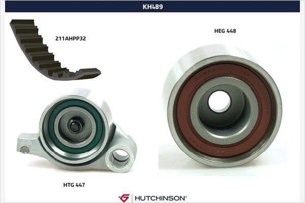 Hutchinson KH 489 - Комплект ременя ГРМ autozip.com.ua