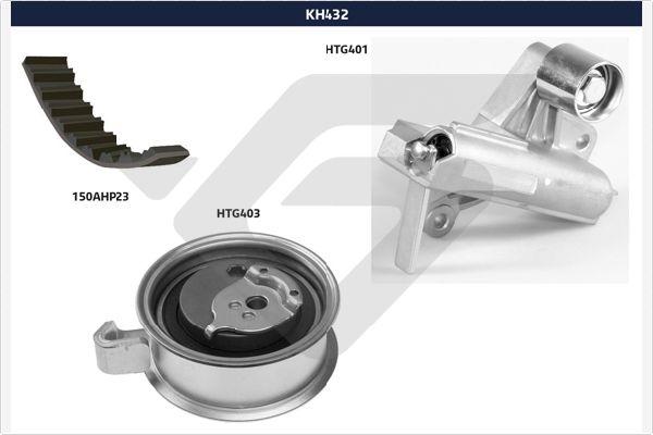 Hutchinson KH 432 - Комплект ременя ГРМ autozip.com.ua