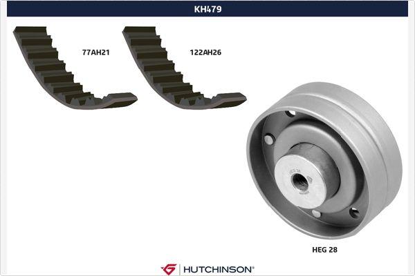 Hutchinson KH 479 - Комплект ременя ГРМ autozip.com.ua