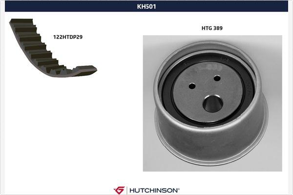 Hutchinson KH 501 - Комплект ременя ГРМ autozip.com.ua