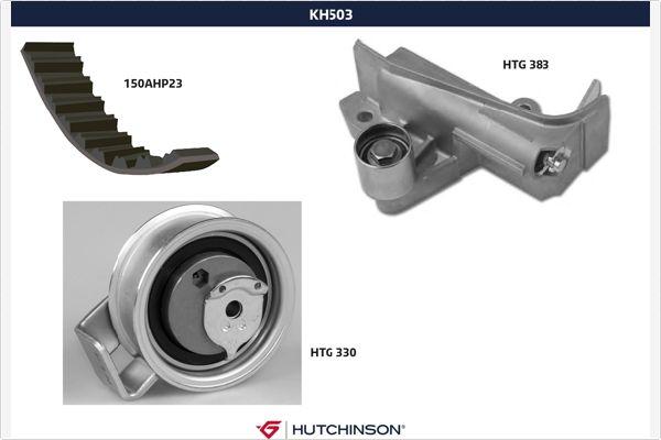 Hutchinson KH 503 - Комплект ременя ГРМ autozip.com.ua