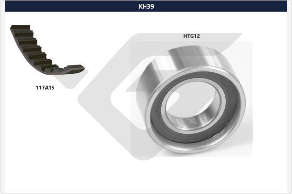 Hutchinson KH 39 - Комплект ременя ГРМ autozip.com.ua