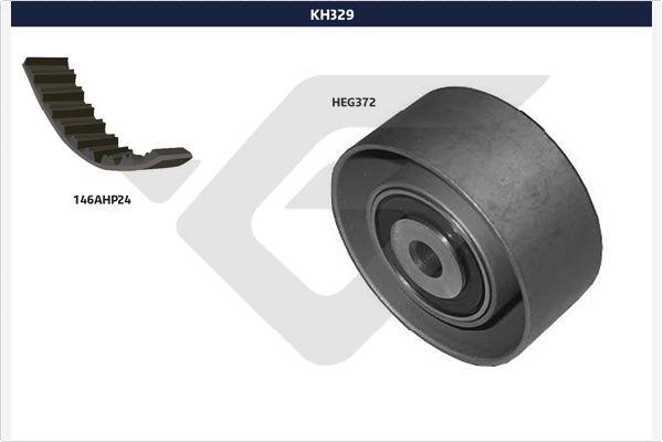 Hutchinson KH 329 - Комплект ременя ГРМ autozip.com.ua