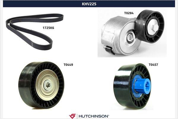 Hutchinson KHV 225 - Поликлиновий ремінний комплект autozip.com.ua