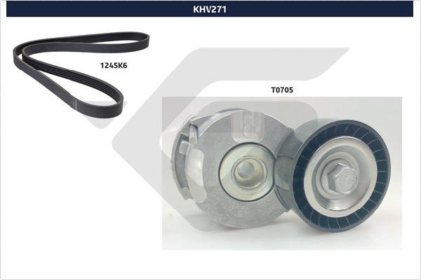Hutchinson KHV 271 - Поликлиновий ремінний комплект autozip.com.ua