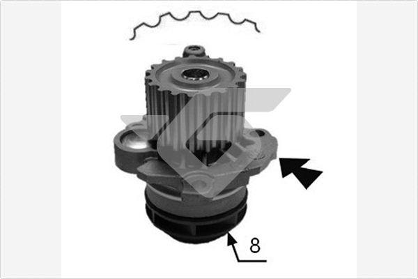 Hutchinson WP0079V - Водяний насос autozip.com.ua