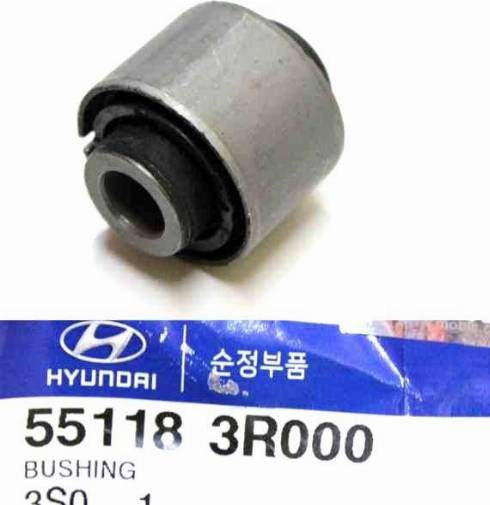 Hyundai 55118 3R000 - Сайлентблок, важеля підвіски колеса autozip.com.ua