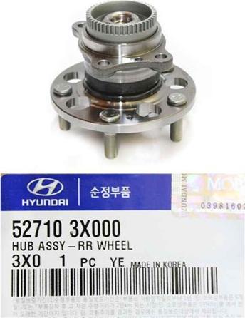 Hyundai 52710-3X000 - Комплект підшипника маточини колеса autozip.com.ua