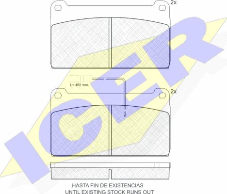 Icer 150665 - Гальмівні колодки, дискові гальма autozip.com.ua