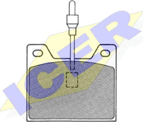 Icer 180121 - Гальмівні колодки, дискові гальма autozip.com.ua