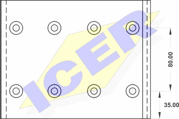 Icer 21 9934 00 - Комплект гальмівних черевиків, барабанні гальма autozip.com.ua