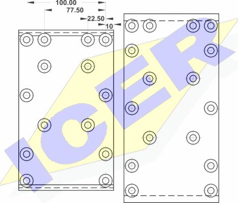 Icer 21 7827 00 - Комплект гальмівних черевиків, барабанні гальма autozip.com.ua