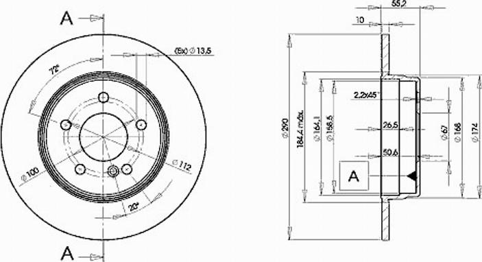 Icer 78BD3412 - Гальмівний диск autozip.com.ua