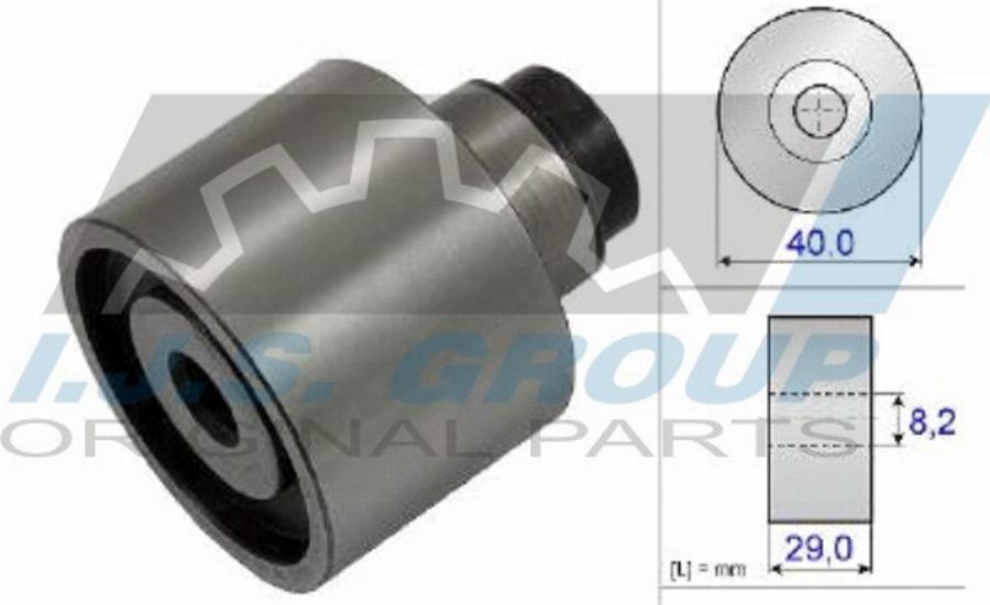 IJS GROUP 93-2126 - Паразитний / Провідний ролик, зубчастий ремінь autozip.com.ua