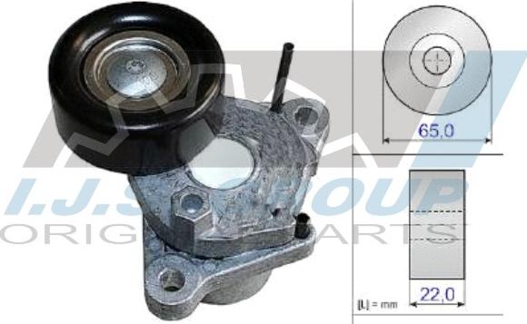 IJS GROUP 93-1440 - Натягувач ременя, клинові зуб. autozip.com.ua