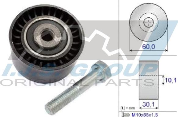 IJS GROUP 93-1882 - Паразитний / Провідний ролик, зубчастий ремінь autozip.com.ua