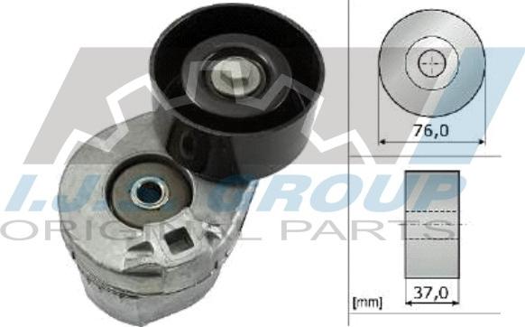 IJS GROUP 93-1376 - Натягувач ременя, клинові зуб. autozip.com.ua