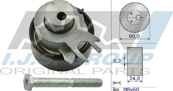 IJS GROUP 93-1226 - Натяжна ролик, ремінь ГРМ autozip.com.ua