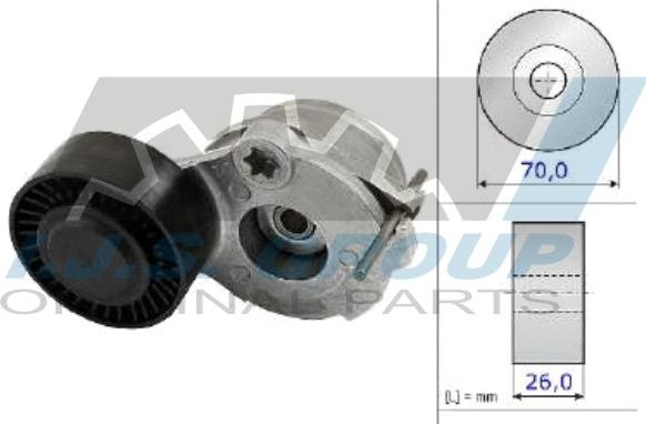 IJS GROUP 93-2453 - Натягувач ременя, клинові зуб. autozip.com.ua