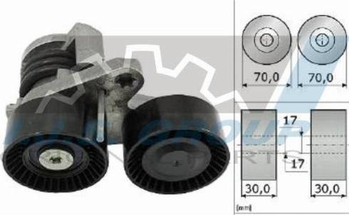 IJS GROUP 93-2462 - Натягувач ременя, клинові зуб. autozip.com.ua