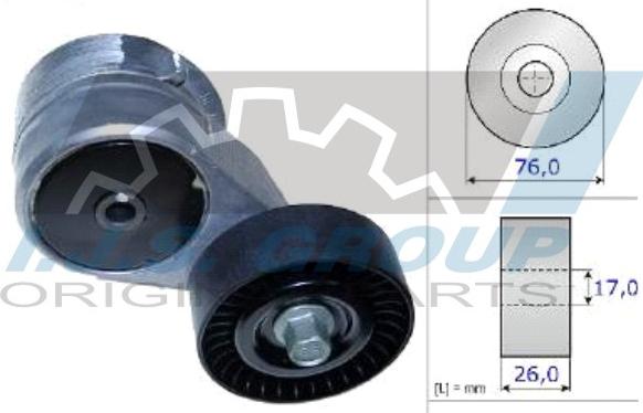 IJS GROUP 93-2428 - Натягувач ременя, клинові зуб. autozip.com.ua