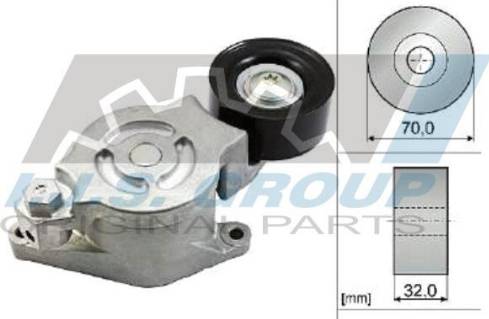 IJS GROUP 93-2475 - Натягувач ременя, клинові зуб. autozip.com.ua