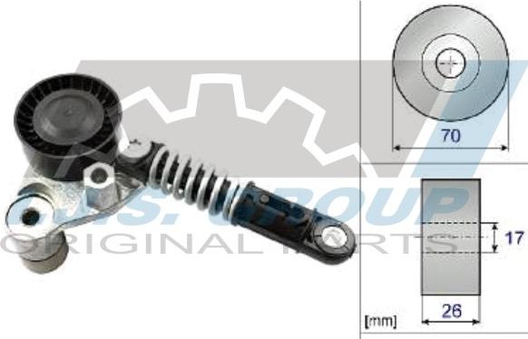 IJS GROUP 93-2471 - Натягувач ременя, клинові зуб. autozip.com.ua