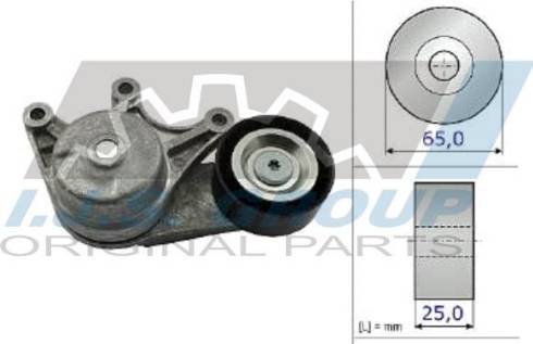 IJS GROUP 93-2473 - Натягувач ременя, клинові зуб. autozip.com.ua