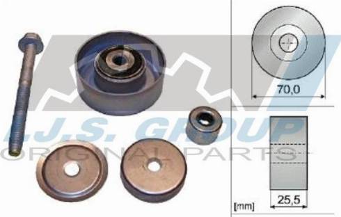 IJS GROUP 93-2149 - Паразитний / провідний ролик, поліклиновий ремінь autozip.com.ua