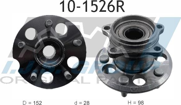 IJS GROUP 10-1526R - Підшипник ступиці колеса autozip.com.ua