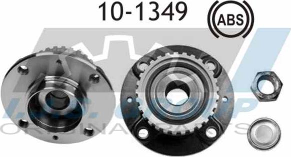 IJS GROUP 10-1349 - Комплект підшипника маточини колеса autozip.com.ua