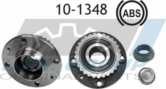 IJS GROUP 10-1348 - Комплект підшипника маточини колеса autozip.com.ua