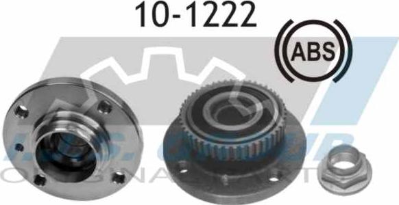 IJS GROUP 10-1222 - Комплект підшипника маточини колеса autozip.com.ua