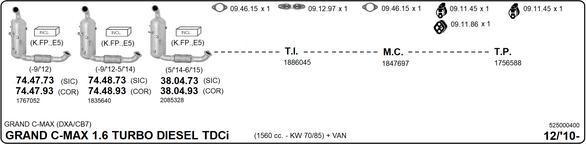 Imasaf 525000400 - Система випуску ОГ autozip.com.ua