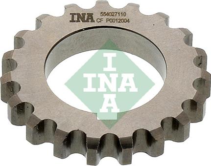 INA 554 0271 10 - Шестерня, колінчастий вал autozip.com.ua